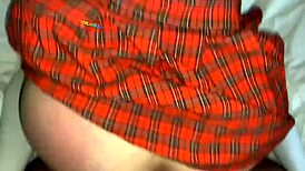 i get fucked by my best friend in my short red skirt at home