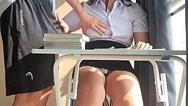 i was trying to study, but got disturbed and ended up sucking a big dick in the bedroom.