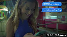 Blackedraw hot blonde cheats and records all of it