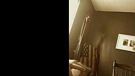 slow-mo eruption with huge cumshot in solo action