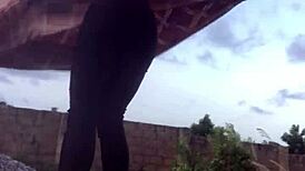 Crazybitch folds clothes while twerking 😈