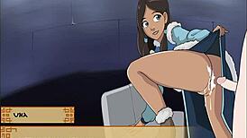 Lærerinne får hard anal rumpeknull og creampie i hentai anime med milf