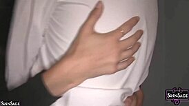 brunette sinn sage and her lover georgia jones scissoring with pants