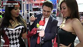 Two Mexican girls in a video