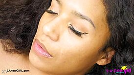 Captivating Brunette Model Shows Sexy Body