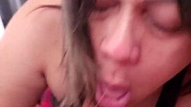 Hot Latina Teacher Blows Student's Dick Eagerly In Faculty Classroom While Talking Dirty!