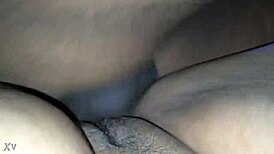 playing in pussy while he pounds it hard