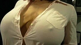 Husband Fucks His Big-Titty Redhead Wife In The Kitchen POV