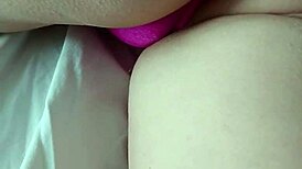 European teen enjoys hot doggy massage