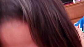 Hot Latina Teacher Blows Student's Dick Eagerly In Faculty Classroom While Talking Dirty!