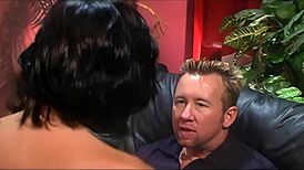 Fill that beautiful brunette's mouth with cum right now