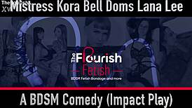 Mistress Kora Bell Dominates Lana Lee