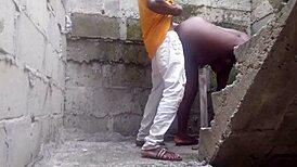 My Brick Layer Neighbor Fucks Me in an Uncompleted Building