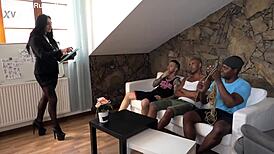 Bound slut barbie esm endures bondage and double penetration