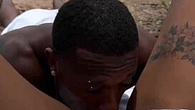 Risky Sex In Public POV - Busty Brunette Latina Rides A Cock In Nature