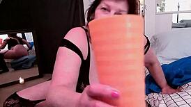 Sex ed professor Miss Skye teaches Grant about a woman's body in detention