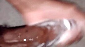 superdarius guy jerks off quick before bedtime, shooting a sloppy cumshot