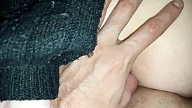 Pov With Wife's Delicious White Ass Making Penis Shine