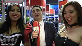 Two Mexican girls in a video