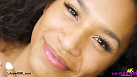 Captivating Brunette Model Shows Sexy Body