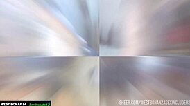 Marianna enjoys a deepthroat feeding, swallowing a mouthful of cum.