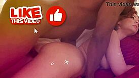 busty mistress and slave slut share big black cock at gloryhole in interracial threesome