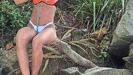 We are the peludinhas fucking on african beach with bisexual swingers group, but we messed it up