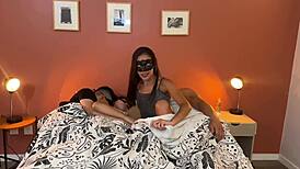 We swapped partners after the party and enjoyed the evening