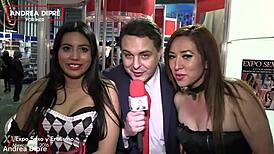 Two Mexican girls in a video