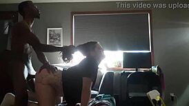 is blacksugga pounding nextdoorlustbunny doggystyle in the midday?