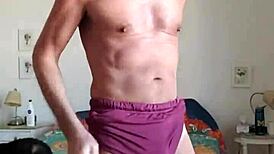 Pervy Papifachero Rubs Daddy Boner Bulge In N2n Shorts And Pink Thong Bulge To Stay Warm In Winter