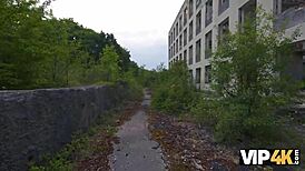 can you believe this tight teen pussy getting fucked so hard in pov? the old cuckold watches his girlfriend outdoors