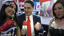 Two Mexican girls in a video