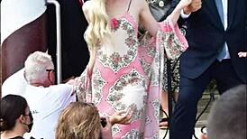 anya taylor-joy image slideshow featuring blonde celebrity poses