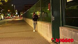 Young Brunette Devoured By Big Black Cock In Debut