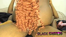 Little Tiny Bitch Rides Best Big Black Cock Award Winner