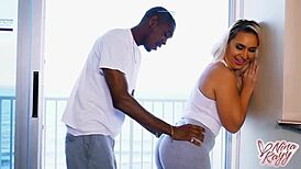 Jonathan jordan pleasures big booty bbw nina kayy with bbc interracial fucking