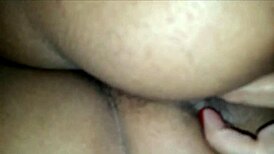 Husband films cumshot in wife's big booty