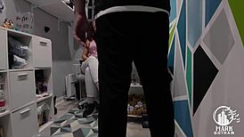 Sophie fox is a shoplifting slut who loves cum on tits