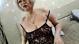 Aimee hot milf sexy chubby granny takes cock in mouth