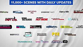 Married woman enjoys intimate time with neighbor