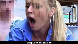 Lp Officer Fucks Male Shoplifter Over Prior Charges And Stolen Goods