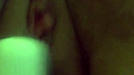 Chubby mature girl masturbates all alone, so naughty 😏