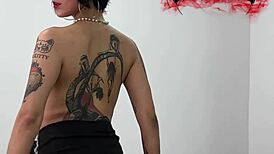 Classic girl blowjob and takes dildo