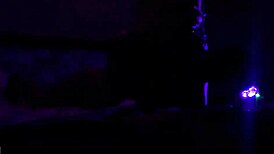 raw blow job on big black cock with oiled banana