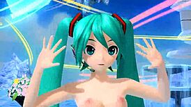 Hatsune Miku is fully nude!