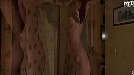 Libertinages - Cute Girl With Feathers Stripping Seductively