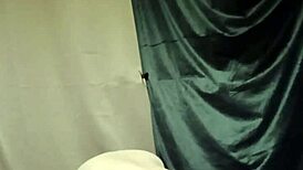 Slave engages in self-degradation session with belt and uro