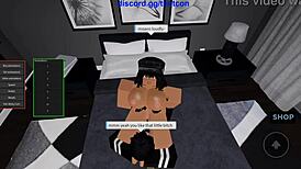 Roblox Baddie Transforms Into A Cum Slut In Rough Doggystyle Action