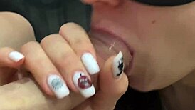 blowjob tease leading to cum in mouth